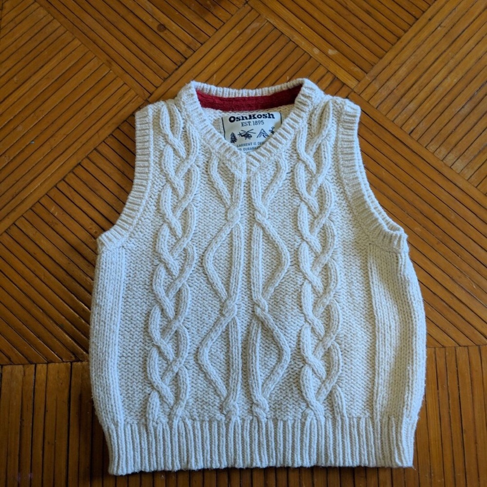 Toddler boys pullover sweater vests